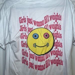 GIRLS JUST WANNA LIFT WEIGHTS - TEE
